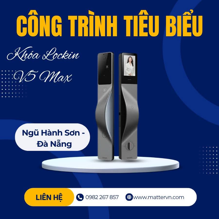 Lắp đặt Khóa thông minh Lockin V5 Max tại Ngũ Hành Sơn, Đà Nẵng