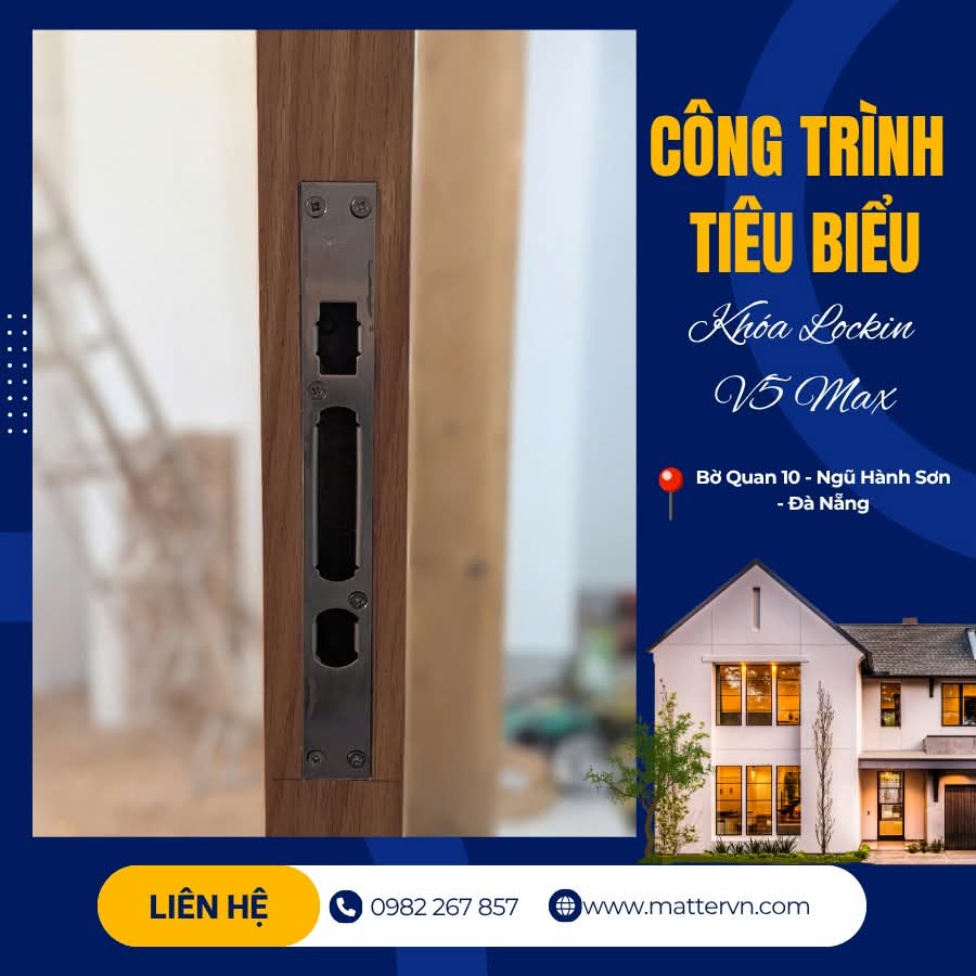 Lắp đặt Khóa thông minh Lockin V5 Max 
