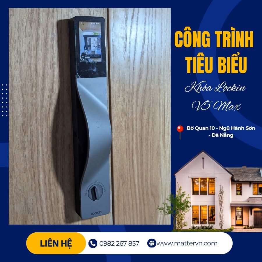 Lắp đặt Khóa thông minh Lockin V5 Max 