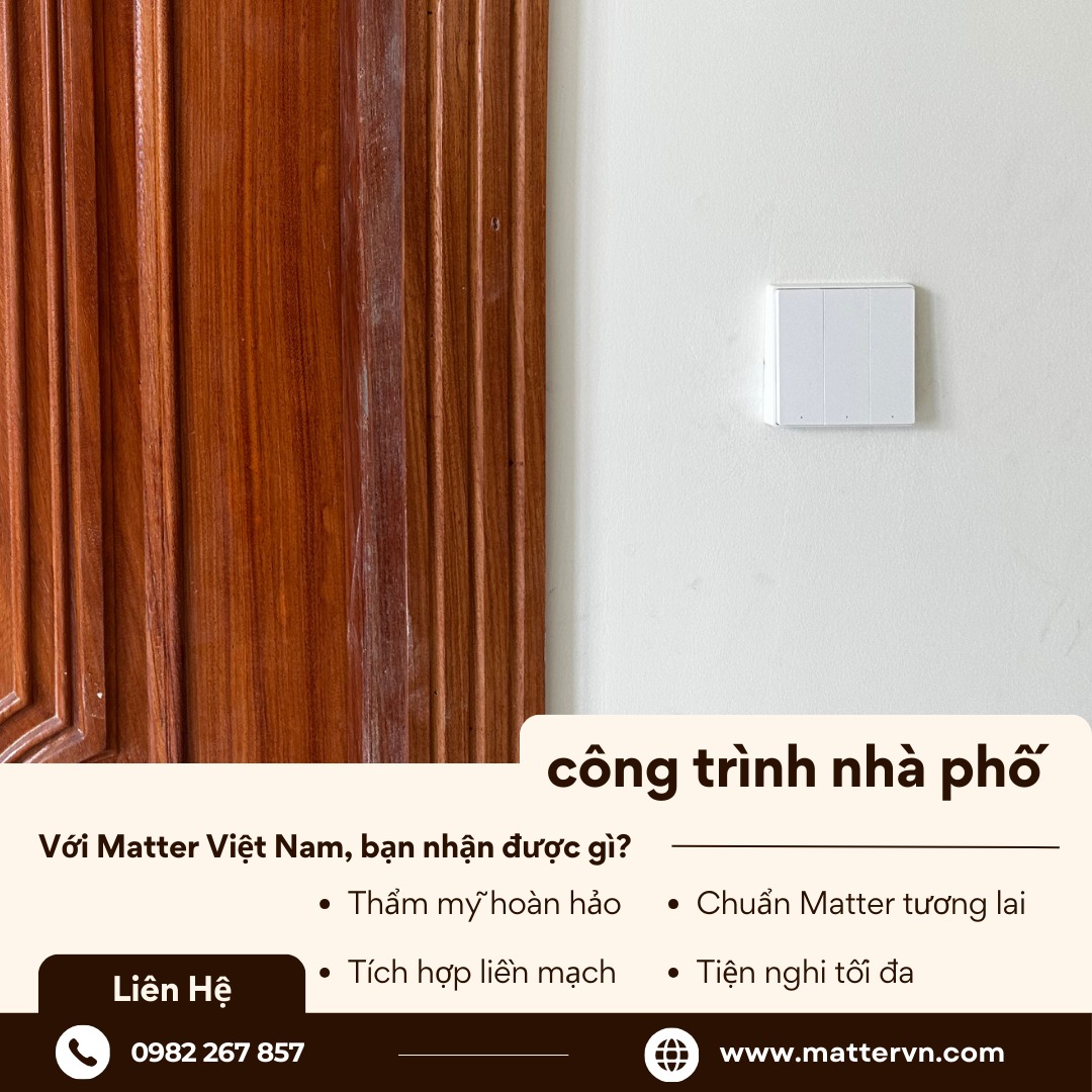 Công tắc thông minh aqara | Thi công bởi Matter Việt Nam