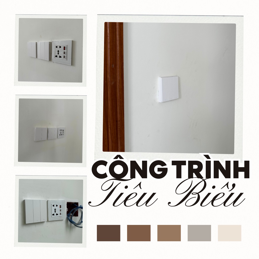 Công trình tiêu biểu - Công tắc thông minh aqara