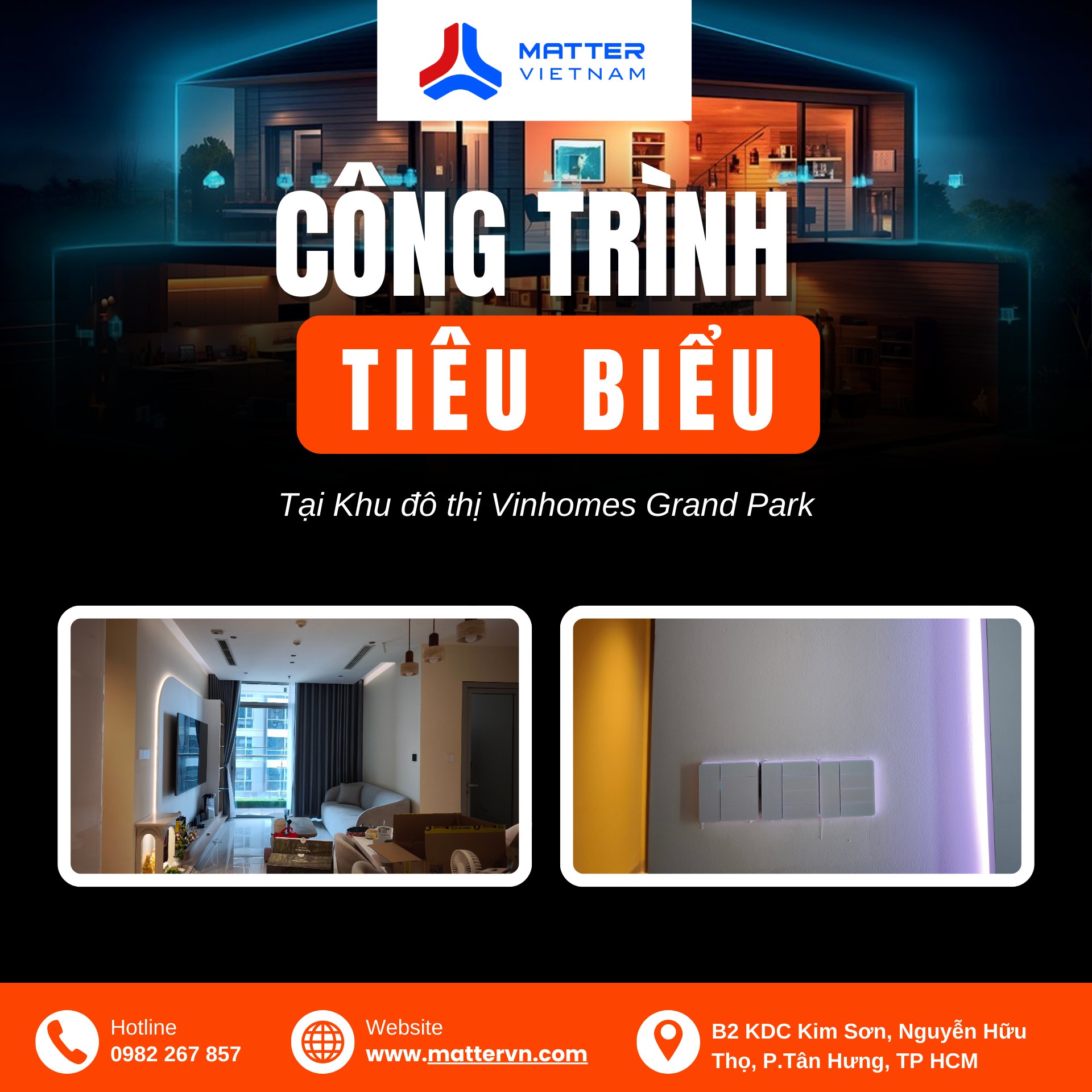 Công trình nhà thông minh Vinhomes Grand Park