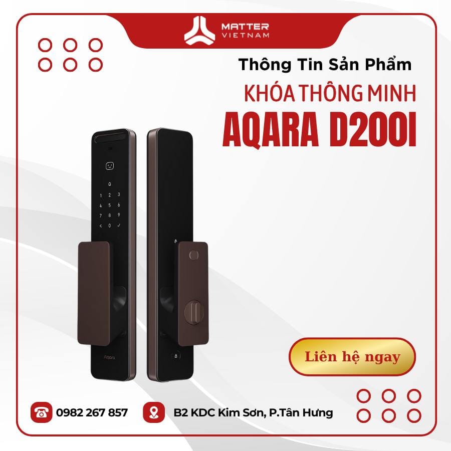 Lắp khóa thông minh Aqara D200i