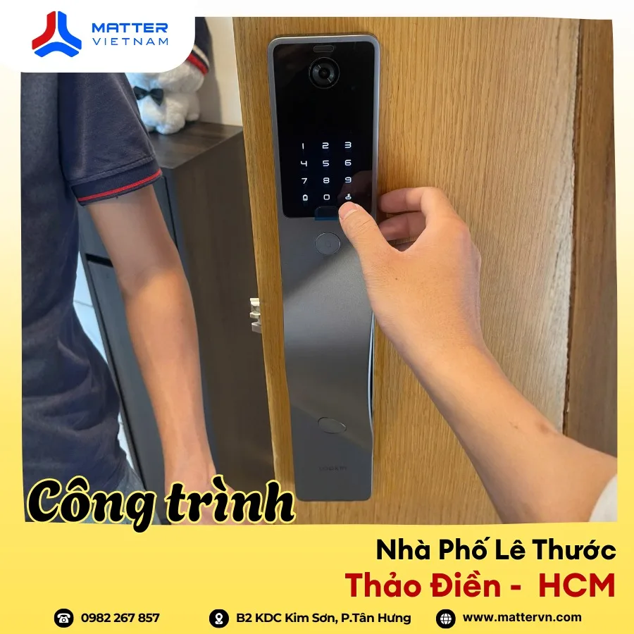 Lockin V5 Max - Công trình nhà phố Lê Thước - Thảo Điền