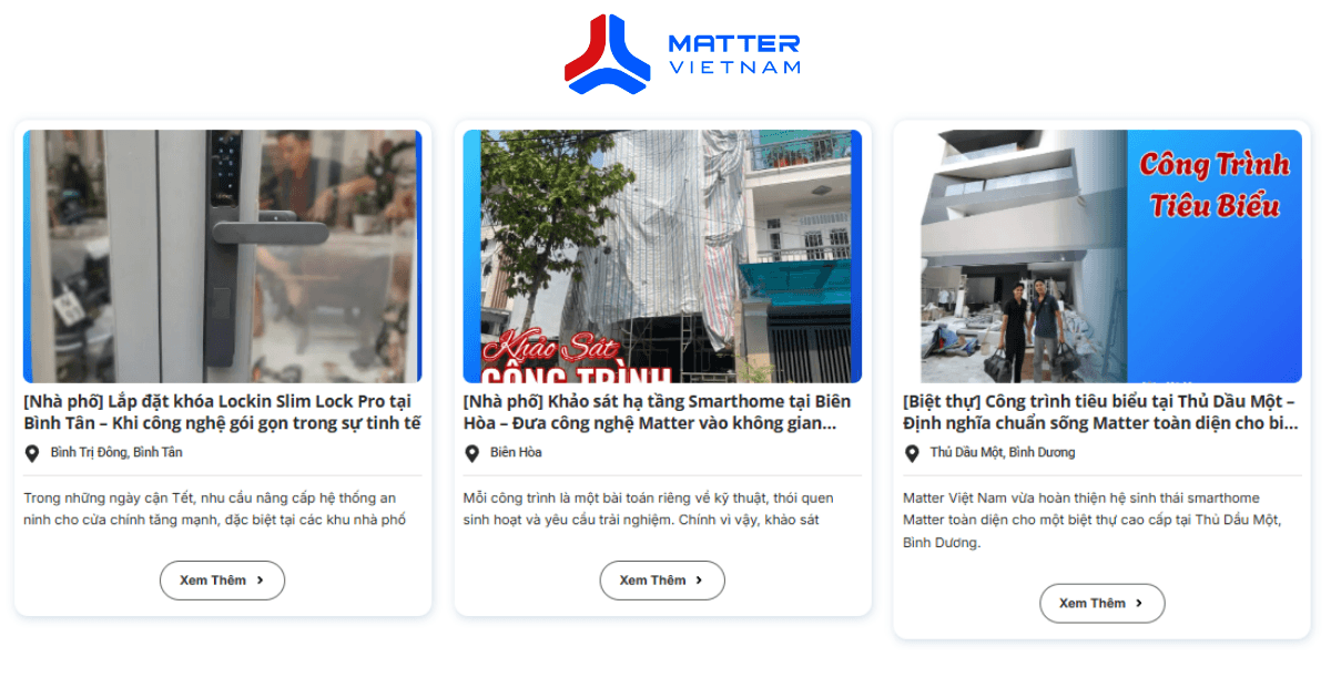 chi phi lap dat nha thong minh toan dien tai matter viet nam