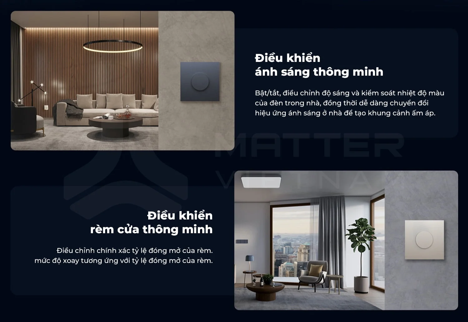 C&ocirc;ng tắc xoay &acirc;m tường dimmer Aqara H1 - Aqara Smart Rotary Knob H1 (AQDMH1)