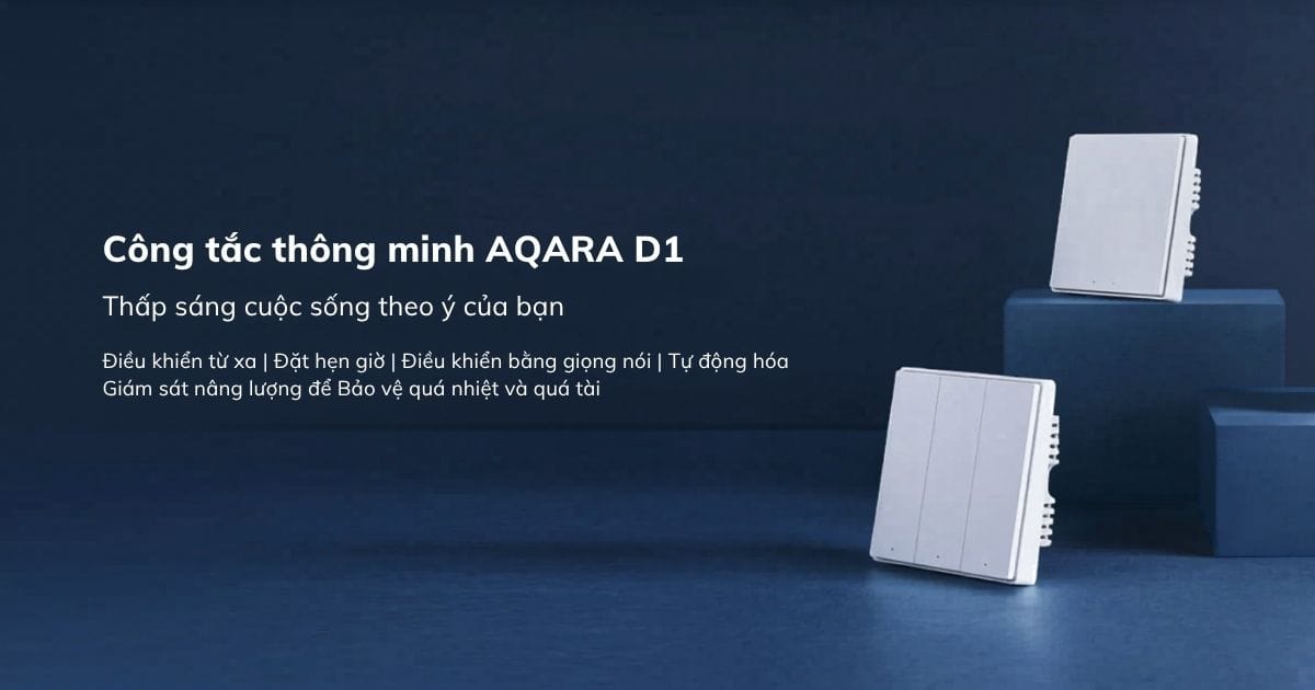 C&ocirc;ng tắc th&ocirc;ng minh Aqara D1
