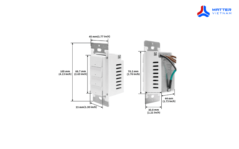Điểm nổi bật của C&ocirc;ng tắc cảm biến hiện diện chữ nhật Aqara H2