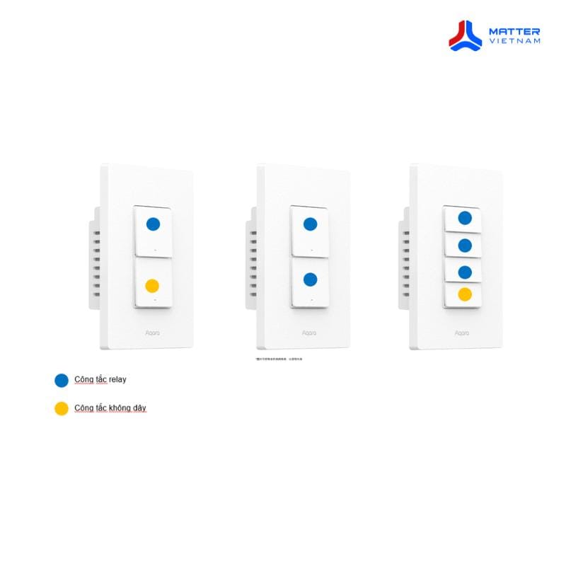 C&ocirc;ng tắc cảm biến hiện diện chữ nhật Aqara H2 (Trắng)