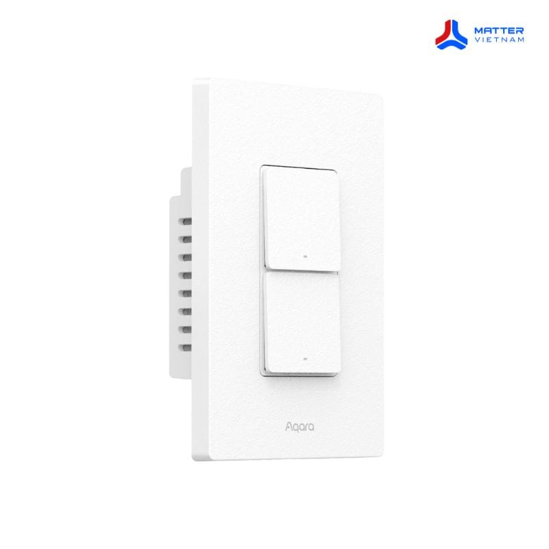 C&ocirc;ng tắc cảm biến hiện diện chữ nhật Aqara H2 (Trắng)