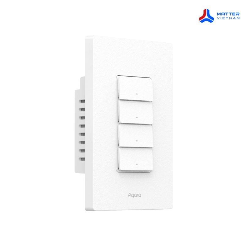 C&ocirc;ng tắc cảm biến hiện diện chữ nhật Aqara H2 (Trắng)