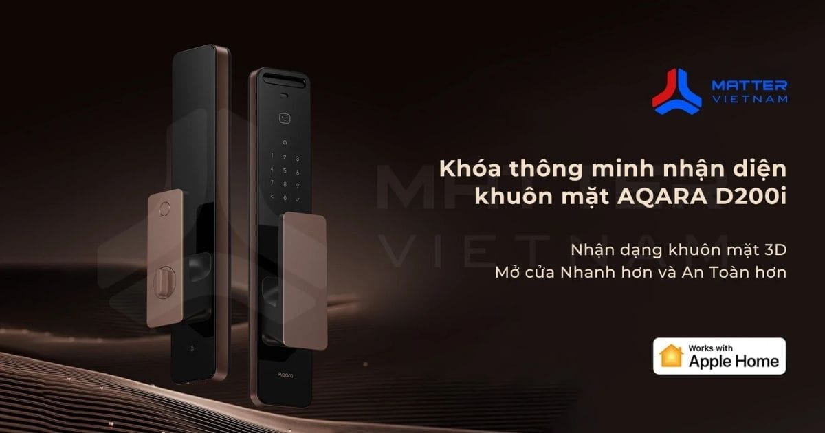 Kh&oacute;a th&ocirc;ng minh Aqara D200i Face ID