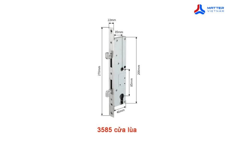 L&otilde;i kh&oacute;a cửa l&ugrave;a 3585 - PKLOBS-3585H