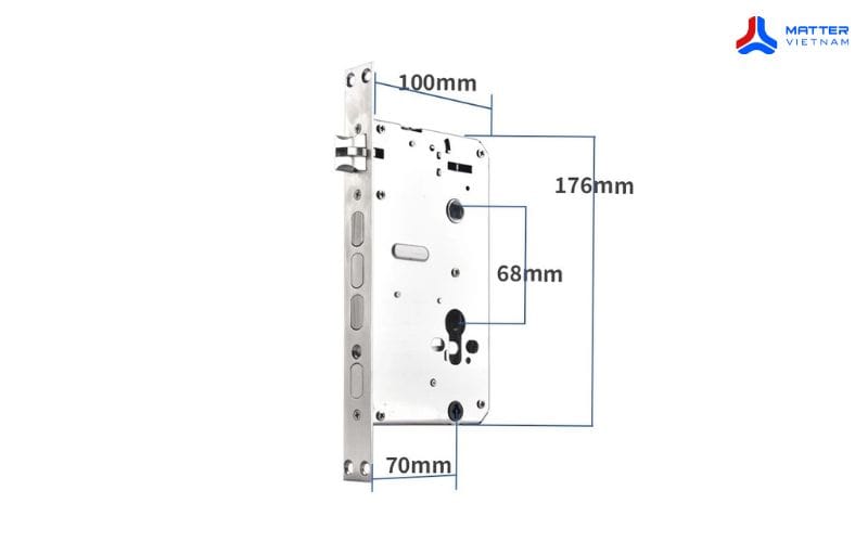 L&otilde;i kh&oacute;a cửa gỗ 7068 - PKLOBS-7068