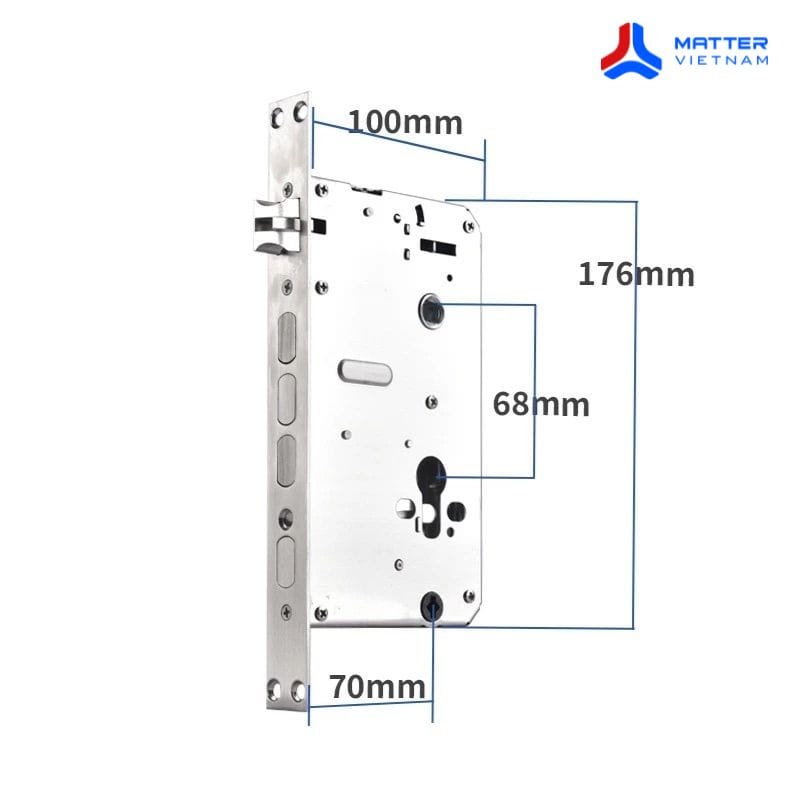 L&otilde;i kh&oacute;a cửa gỗ, cửa nh&ocirc;m d&ugrave;ng cho kh&oacute;a th&ocirc;ng minh Aqara, TTLock, Xiaomi Lockin