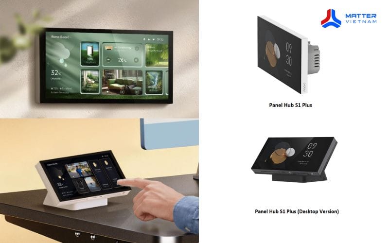 M&agrave;n h&igrave;nh để b&agrave;n Aqara S1 Plus