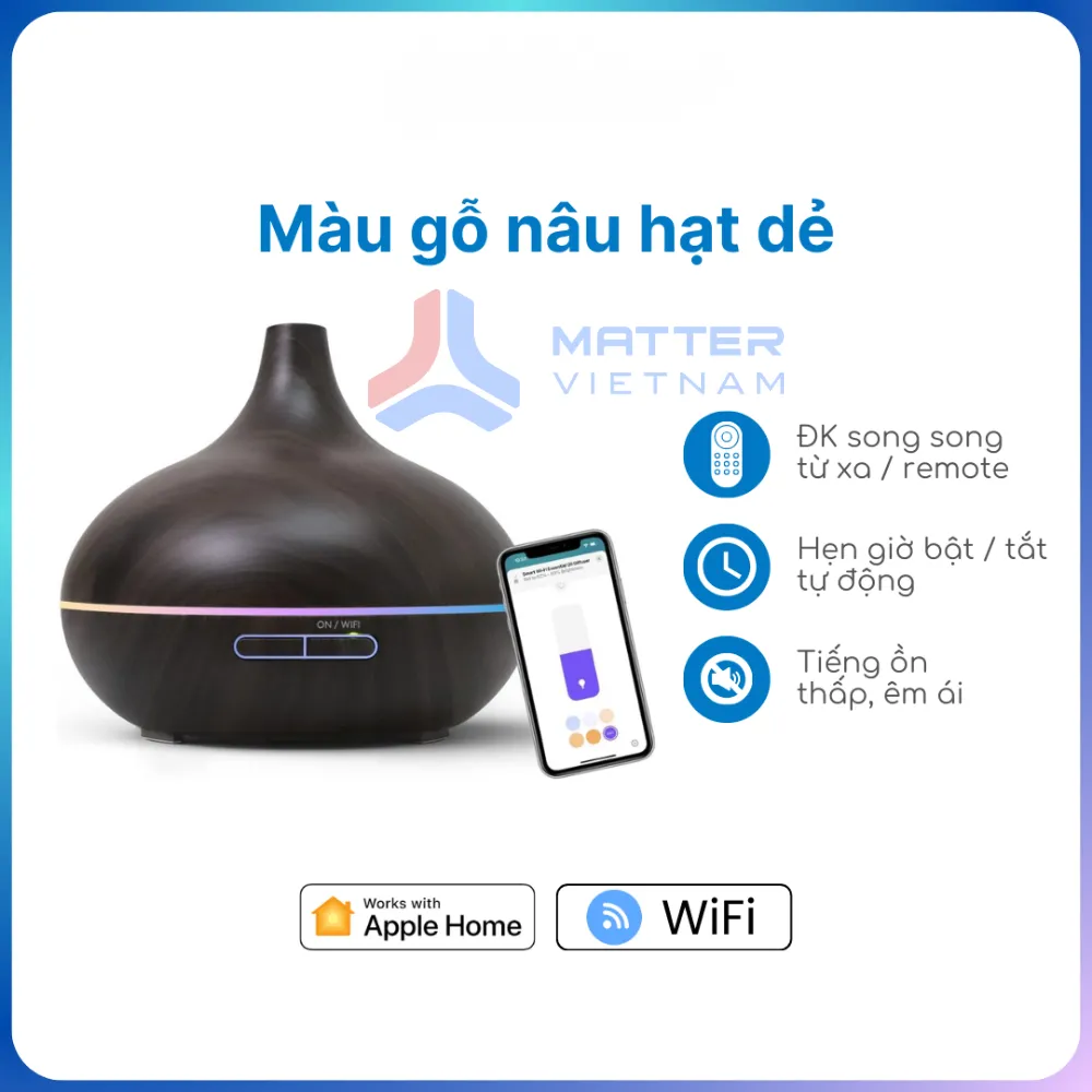 M&aacute;y khuếch t&aacute;n tinh dầu th&ocirc;ng minh Meross MOD150