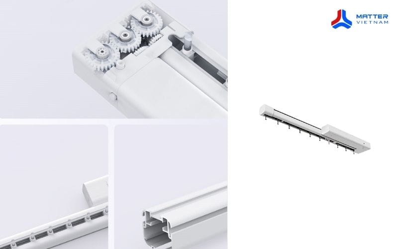 Động cơ r&egrave;m đa năng Aqara H1: R&egrave;m l&aacute; ngang v&agrave; dọc