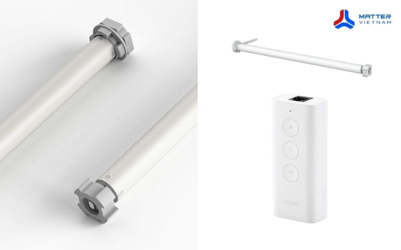 Động cơ r&egrave;m cuốn Aqara T1S: R&egrave;m cửa sổ th&ocirc;ng minh dạng cuốn