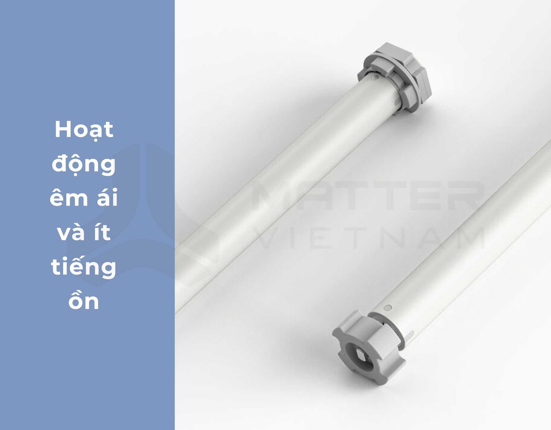 Dong-co-rem-cuon-Aqara-T1S-hoat-dong-em-ai Động cơ rèm cuốn Aqara T1S - Smart Roller Shade Controller T1S