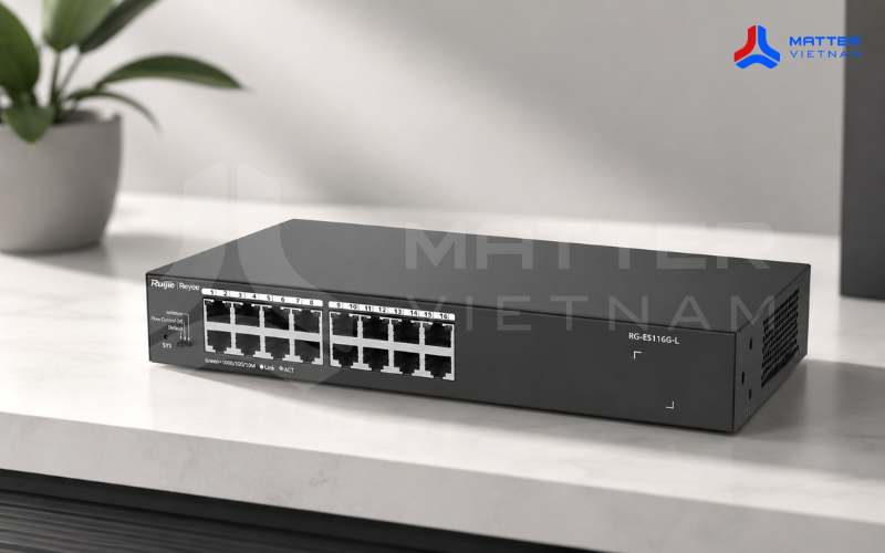 Lợi ích khi sử dụng Switch Ruijie 16 Port Gigabit
