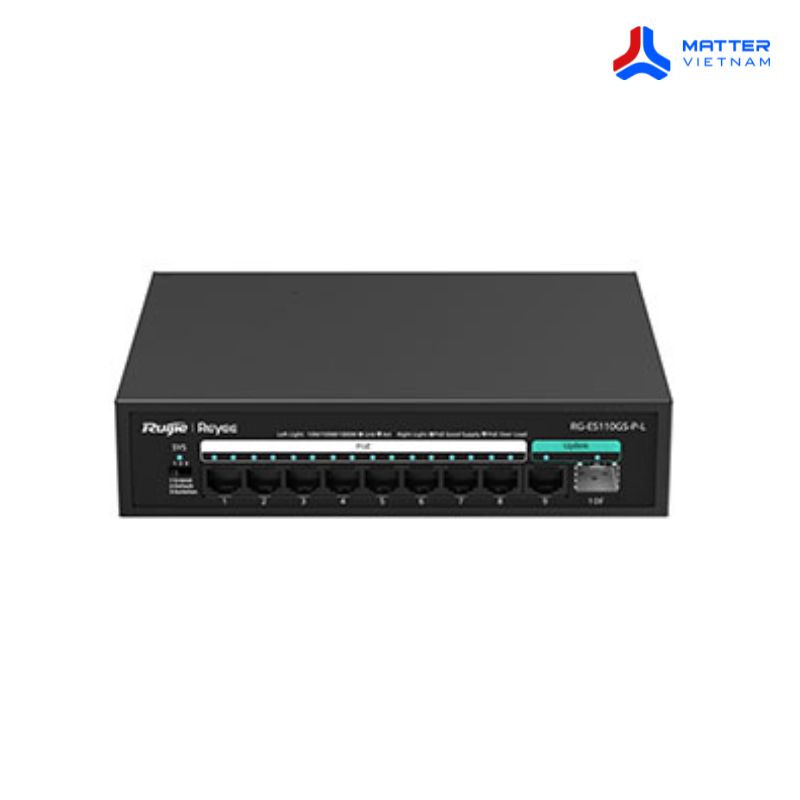 Switch Ruijie 8 Port POE 120W