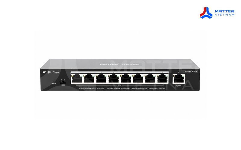 Lợi ích khi sử dụng Switch Quản lý Ruijie 9 Port POE