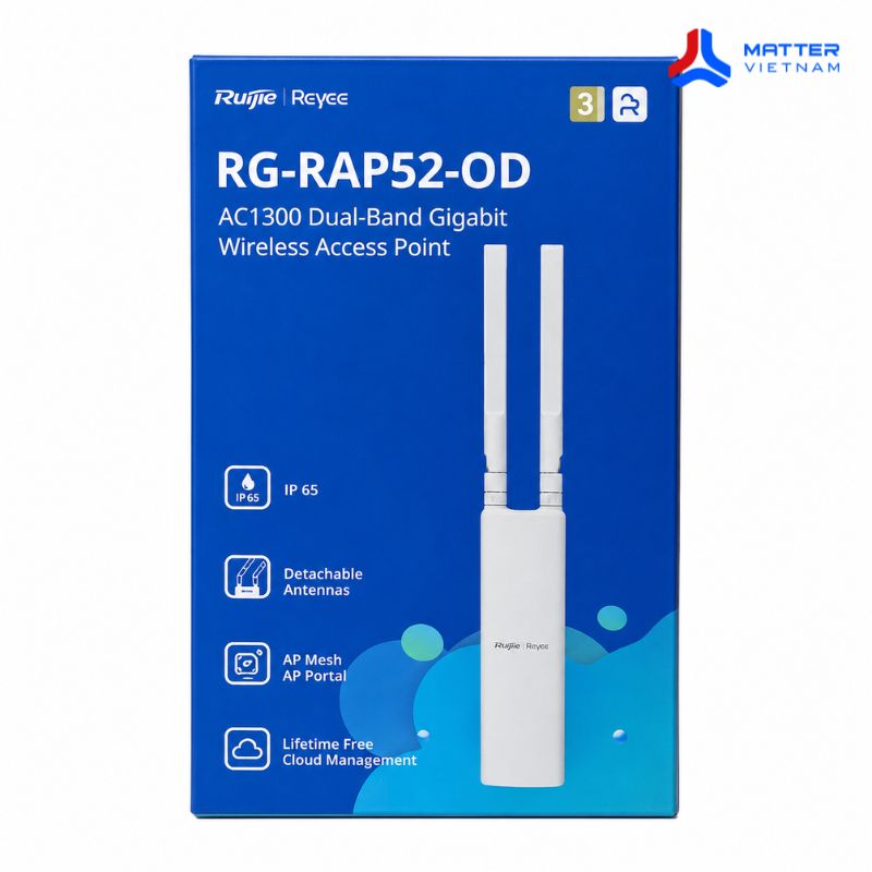 Wifi ngo&agrave;i trời Ruijie RG-RAP52-OD (Wifi 5)