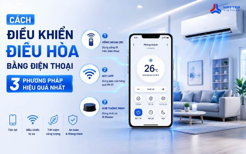 C&aacute;ch Điều Khiển Điều H&ograve;a Bằng Điện Thoại: 3 Phương Ph&aacute;p Hiệu Quả