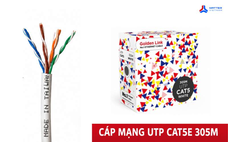 Lợi ích khi sử dụng Cáp mạng Golden Link Cat 5E UTP