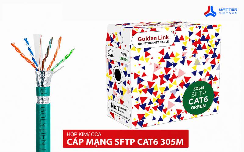 Lợi ích khi sử dụng Cáp mạng Golden Link Platinum Cat 6 STP