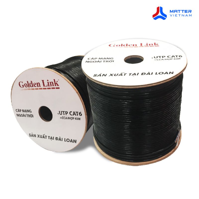 C&aacute;p mạng Golden Link ngo&agrave;i trời Cat 6 UTP (TW1105-PE)