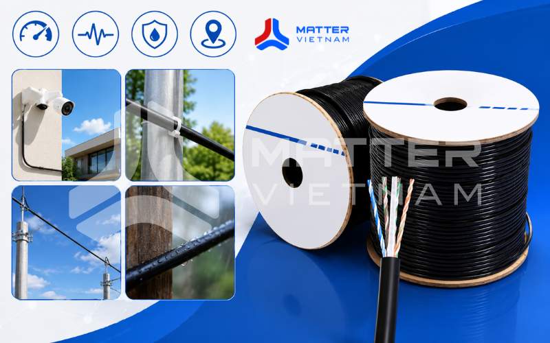 Lợi ích khi sử dụng Cáp mạng Golden Link ngoài trời Cat 6 UTP