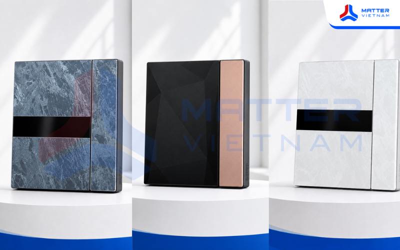 Công Tắc Vuông Có Màn Hình Aqara Display H1 Elite