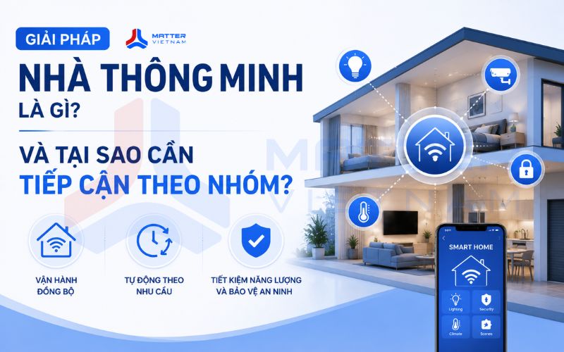 Giải pháp nhà thông minh là gì và tại sao cần tiếp cận theo nhóm?