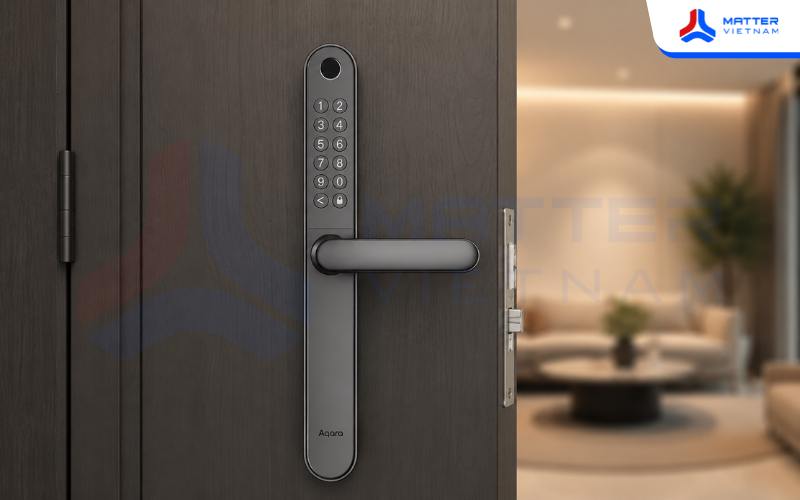 Khoá Nhôm Aqara U600: Mở Bằng Vân Tay, NFC, Matter (EL-D11E)