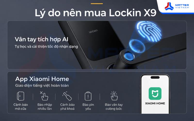 Lợi ích khi sử dụng khóa thông minh Lockin X9 Pro
