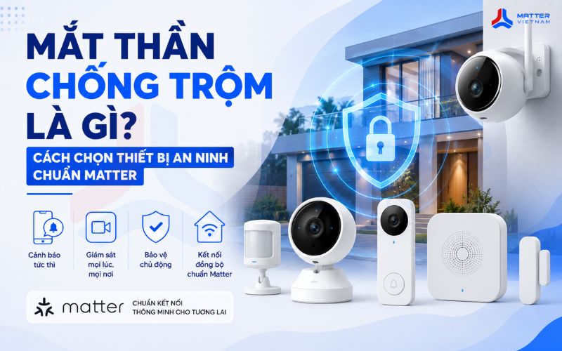 Mắt thần chống trộm là gì? cách chọn thiết bị an ninh chuẩn matter