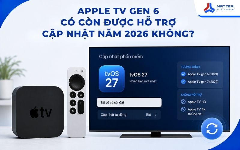 Apple TV gen 6 có còn được hỗ trợ cập nhật năm 2026 không?