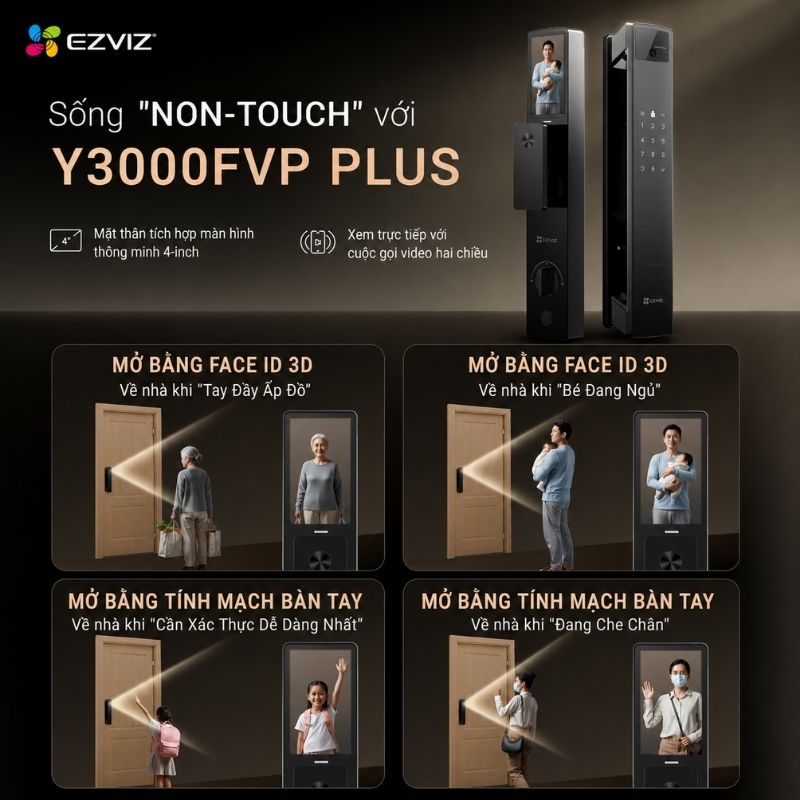 khoa-nhan-dien-khuon-mat-ezviz-y3000fvp-plus-4 Khoá nhận diện khuôn mặt Ezviz Y3000FVP Plus (CS-Y3000FVP-R201-WBP-BK)