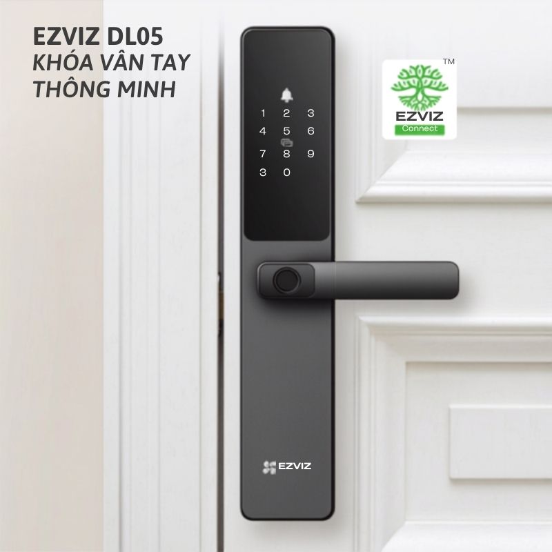Kh&oacute;a th&ocirc;ng minh Ezviz DL05 (CS-DL05-R200-WBCP-GR)