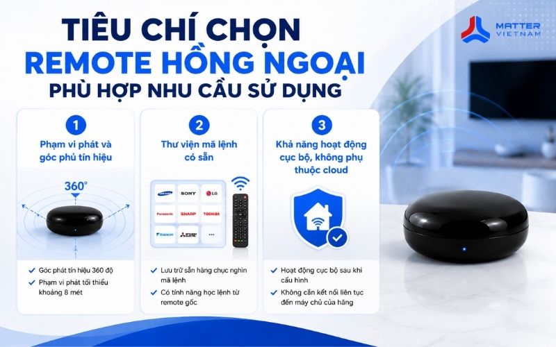Tiêu chí chọn remote hồng ngoại phù hợp nhu cầu sử dụng