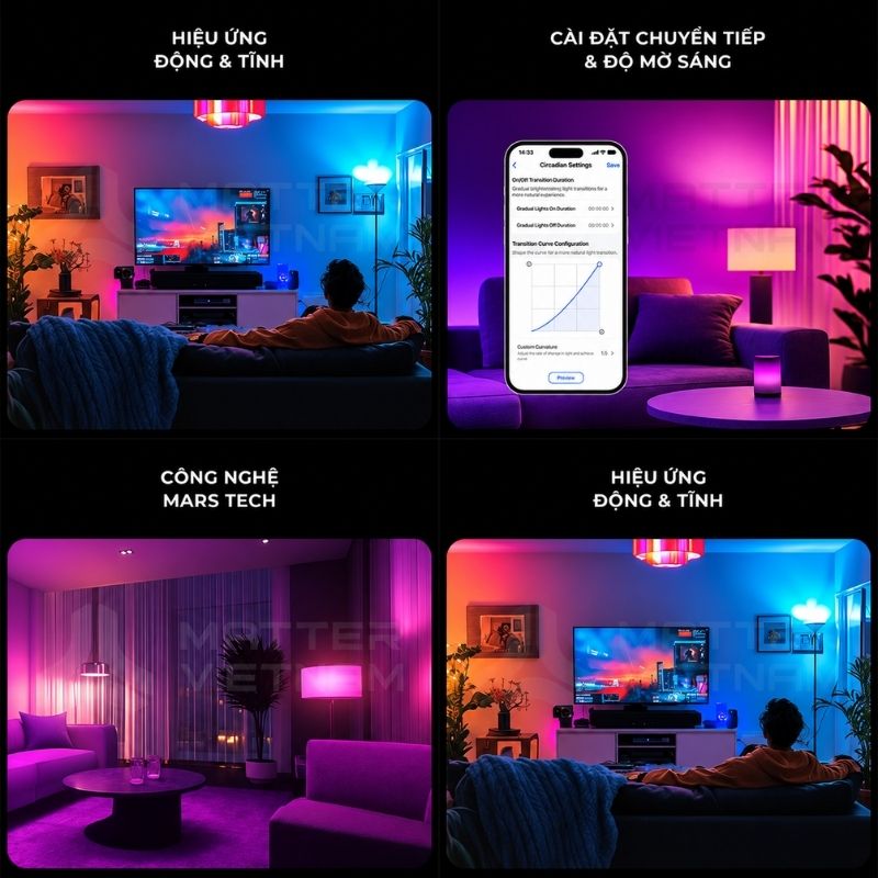 bong-led-thong-minh-aqara-t2-gu10-4 Bóng Led thông minh Aqara T2 (Gu10) (LB-L03E)