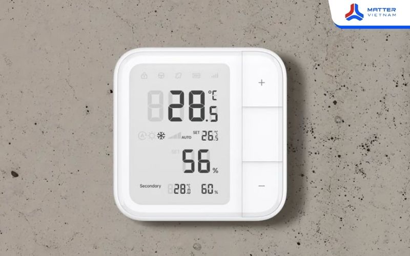 Cảm biến nhiệt độ và độ ẩm Aqara W100