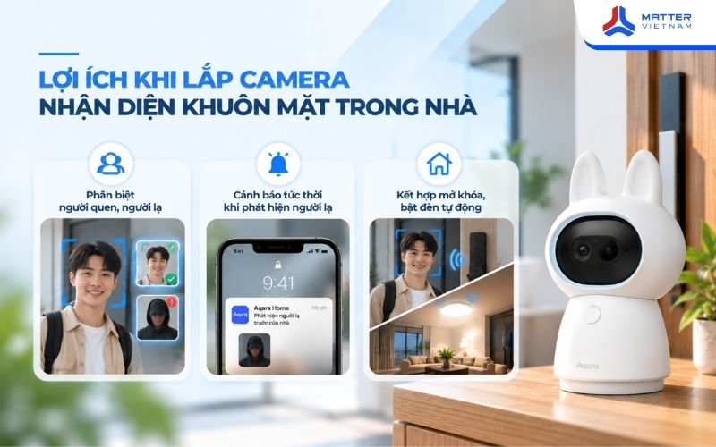 Lợi ích khi lắp camera nhận diện khuôn mặt trong nhà