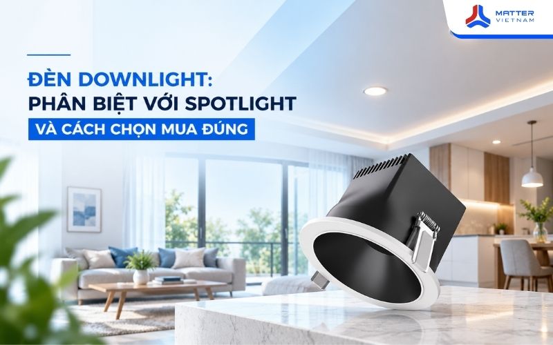 Đèn Downlight: Phân Biệt Với Spotlight Và Cách Chọn Mua