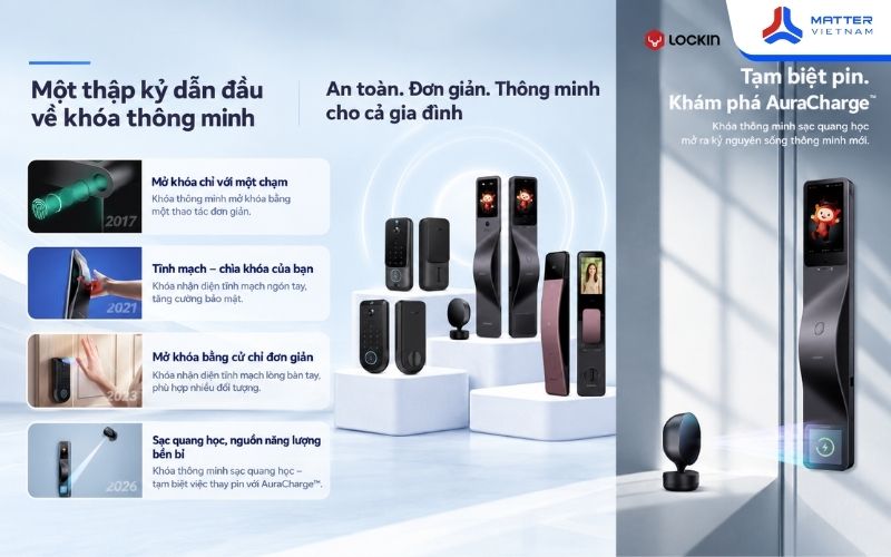 Khoá Lockin V7 Max Sạc Quang Học, Năng Lượng Bền Bỉ